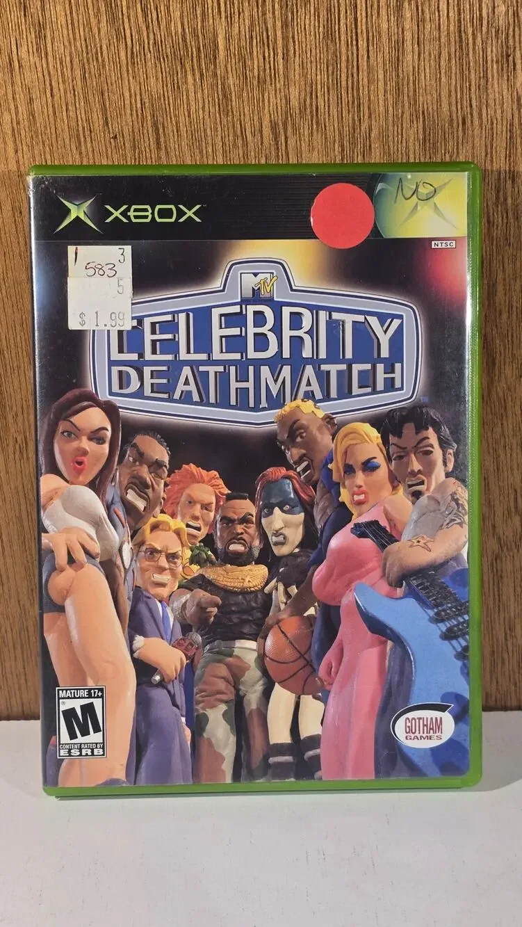 MTV Celebrity Deathmatch Original Xbox Game CIB Complete